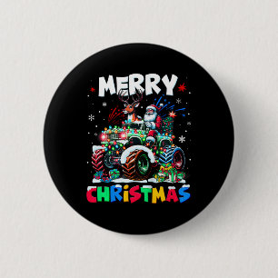 Kids God jul Julafton Ljus Monster Lastbil San Knapp