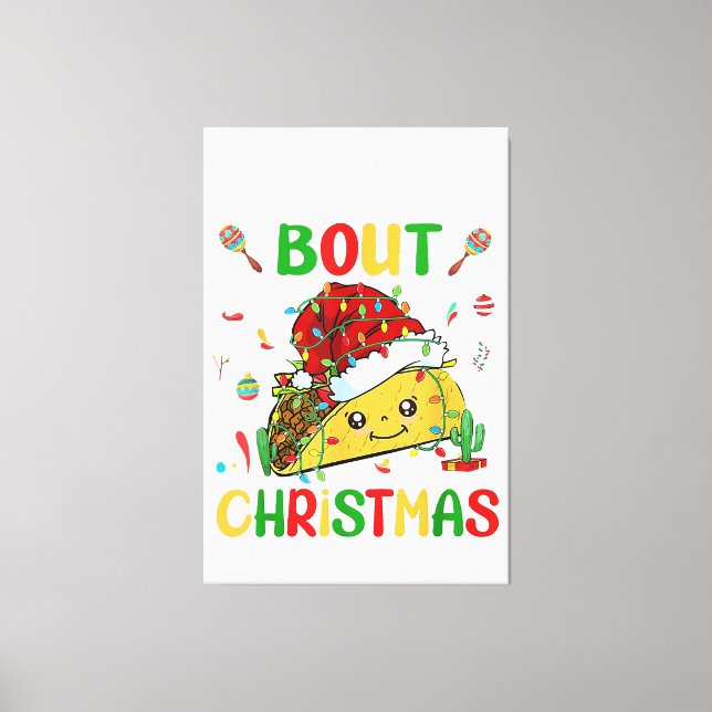 Kids God jul Monster Lastbil Småbarn Boys Xm Canvastryck (Framsida)