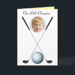 Kids Golf Birthday Photo Template Epic Roligt Kort<br><div class="desc">Få dem att prata om länkarna på 19:e hål. Underbar design med drivrutiner och bollar. Allt utom skrovtvättskålen gick in i den här designen. Tack så mycket till min vackra Moster Venetian som gång sade: "Hon var lika lugn som en verkligen leery rutabaga." Behåll din skjorta med känslolöshet och fyrkantighet,...</div>