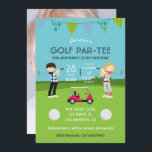 Kids Golf Theme Födelsedagsfest Photo Inbjudan<br><div class="desc">Kids Golf Party-inbjudningar designade för att snabbt och enkelt kunna anpassas till dina händelsespecifikationer.</div>