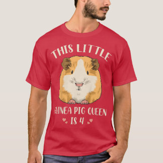 Kids Guinea Gris Citat för din 4-åriga marp T Shirt