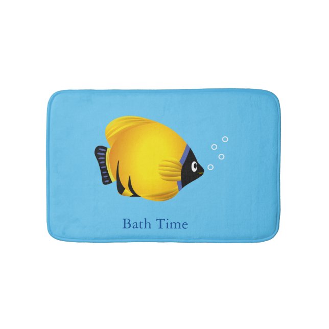 Kids Guld Fish on Light Blue Badrumsmatta (Framsidan)