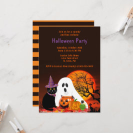 Kids Halloween Costume Party-inbjudan Inbjudningar