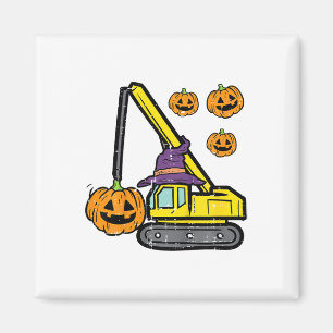 Kids Halloween Crane Construction Lastbil Costume  Magnet