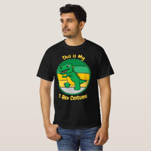 Kids Halloween Dinosaur Det här är min T-Rex-dräkt T Shirt