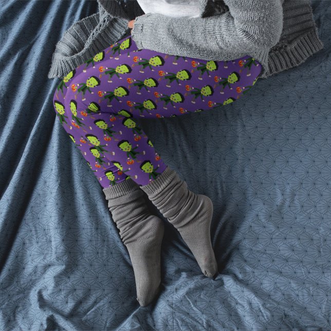 Kids’ Halloween Frankenstein Costume Leggings (Skapare uppladdad)