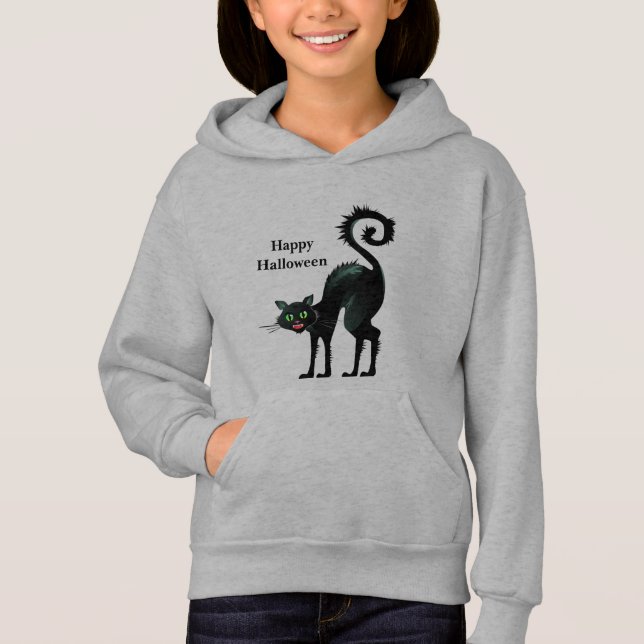 Kids Halloween Hoodie T Shirt (Framsida)