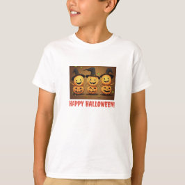 Kids Halloween Pumpkin T-Shirt
