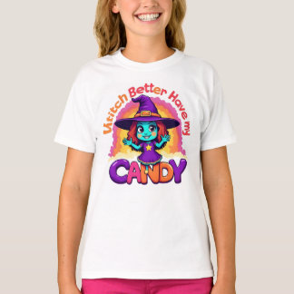 Kids Halloween roligt T Shirt