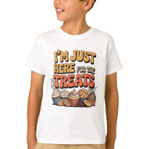 Kids Halloween Treats Retro Tee