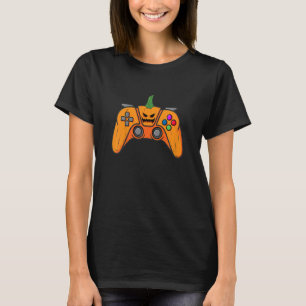 Kids Halloween-videospelsstyrenhet med Pumpkin T Shirt