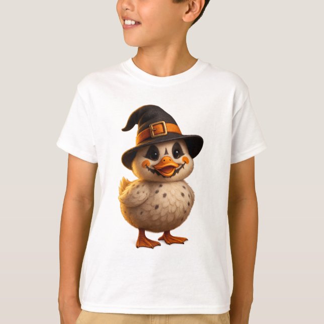 Kids’ Halloween Witch Anka T-Shirt - Funny & Cute (Framsida)