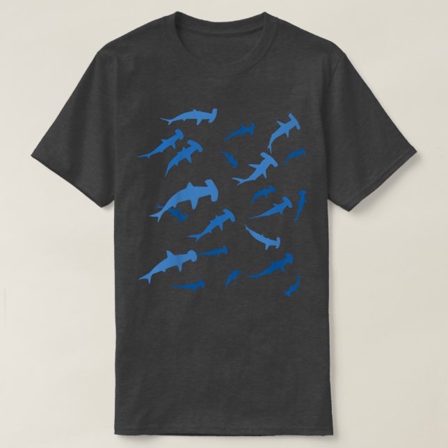 Kids Hammerhead Shark T Shirt (Design framsida)