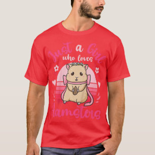 Kids Hamster är bara en flicka som Kärlek Hamsters T Shirt