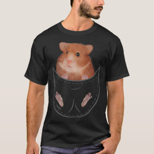 Kids Hamster Clothes Pocket Animal Outfit Gift Ham T Shirt
