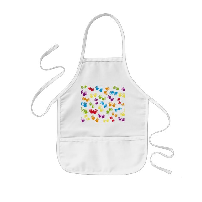 Kids Händer Apron Barnförkläde (Framsidan)