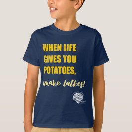 Kids' Hanukkah Shirt - "Make latkes" T Shirt
