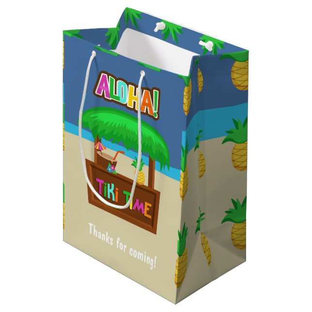 Kids Hawaiian Luau Party Guest Favor (Framsidan Vinklad)