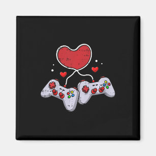 Kids Heart Video Game Controller Valentines day Co Magnet