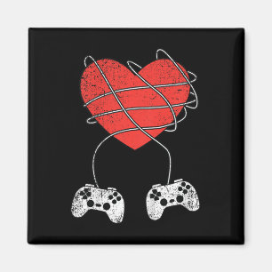 Kids Heart Video-match Controller Valentines day C Magnet