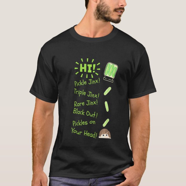 Kids Hi Pickle Jinx T Shirt (Framsida)