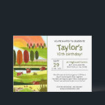 Kids Highland Cows Fall Farm Födelsedagsfest Invit Inbjudningar<br><div class="desc">Den här roligten och den lysande, illustrerade inbjudan kommer säkert att imponera på dina gäster! Lämplig för en uttorkad Fall-farm i party, lägg bara till dina egna firande-uppgifter för inbjudan till anpassningsbar av perfekt. Det här kan också användas i vilket år som helst. Underbar för Fall-festivaler, husdjursparker eller bara en...</div>
