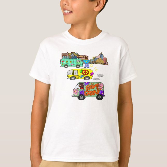 Kids Hippie T Shirt (Framsida)