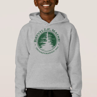 Kids Hooded Sweatshirt - Grönt Tröja