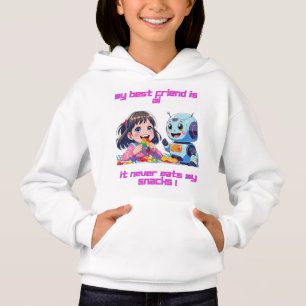 Kids Hoodie-Roligt Tech. T Shirt