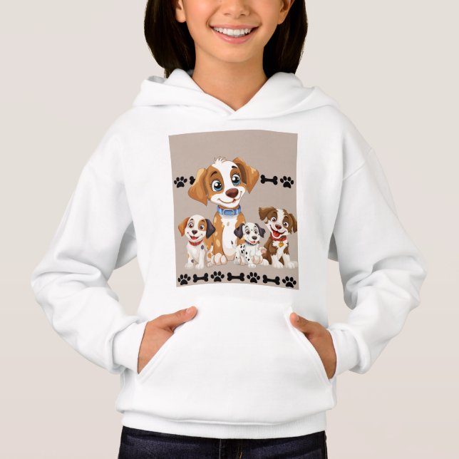 Kids hoodie t shirt (Framsida)