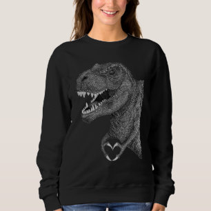 Kids I Chews You Dinosaur rex Valentines day Toddl T Shirt