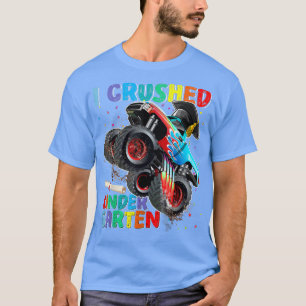 Kids I Crushed Kindergarten Studenten Monster Tru T Shirt