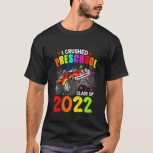 Kids I Cruzed Preschool Monster Lastbil Studenten T Shirt