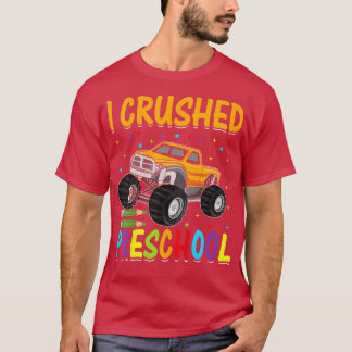 Kids I Cruzed Preschool Studenten Boys Monster T Shirt