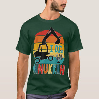 Kids I Dig Hanukkah Ecavator Construction Toddler T Shirt