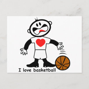 Kids I Kärlek Basketball Vykort
