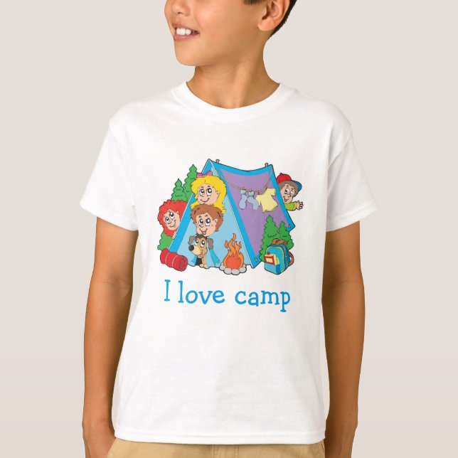 Kids I Kärlek Camp T-Shirt (Framsida)