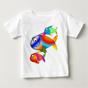 Kids "I KÄRLEK FISH" T-Shirts