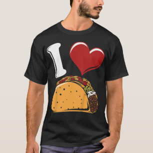Kids I Kärlek Tacos - Funny Taco Pun Mexican Food T Shirt