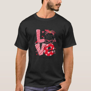 Kids I Steal Hearts Dino Trex Småbarn Girls Valent T Shirt