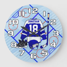 Kids Ice Hockey Bedroom Collection Stor Klocka