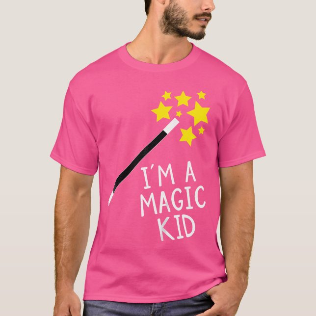 Kids I'M A Magic Kid T Shirt (Framsida)