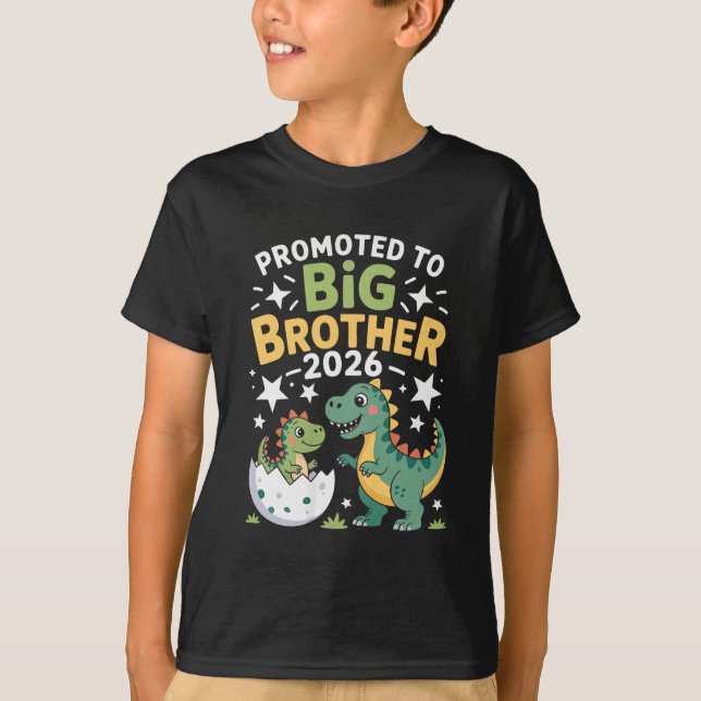 Kids Im Going to be Big Brother 2026 Baby Reveal T Shirt (Framsida)
