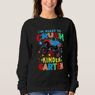 Kids I'm Ready To Crush Kindergarten Monster Truck T Shirt