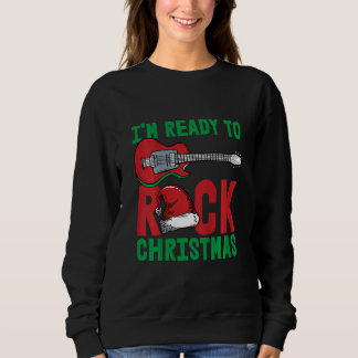 Kids Im Ready To Rock Christmas Pajama Cool Guitar T Shirt