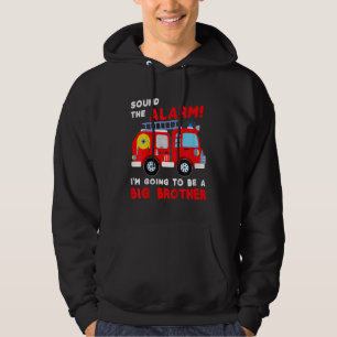 Kids Im ska bli storebror Firelångtradare baby Hoodie