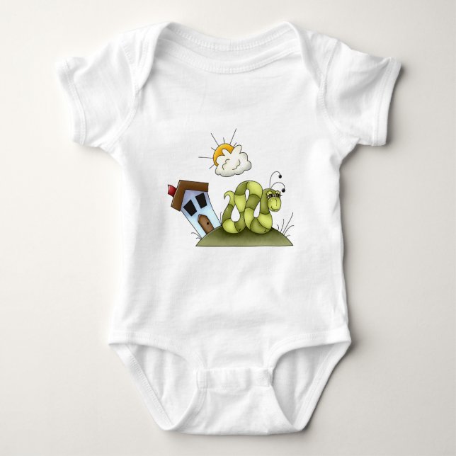 Kids Inchworm House T-Shirts (Framsida)