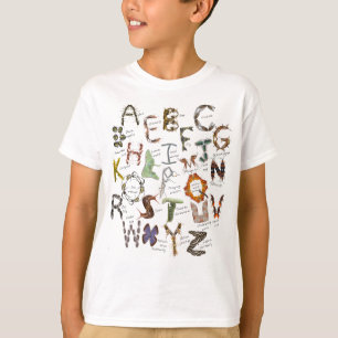Kids Insekt Alphabet - Kryp Shirt T