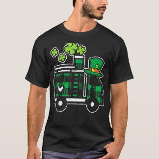 Kids Irish Grönt Play Firefighter Lastbil St Patri T Shirt