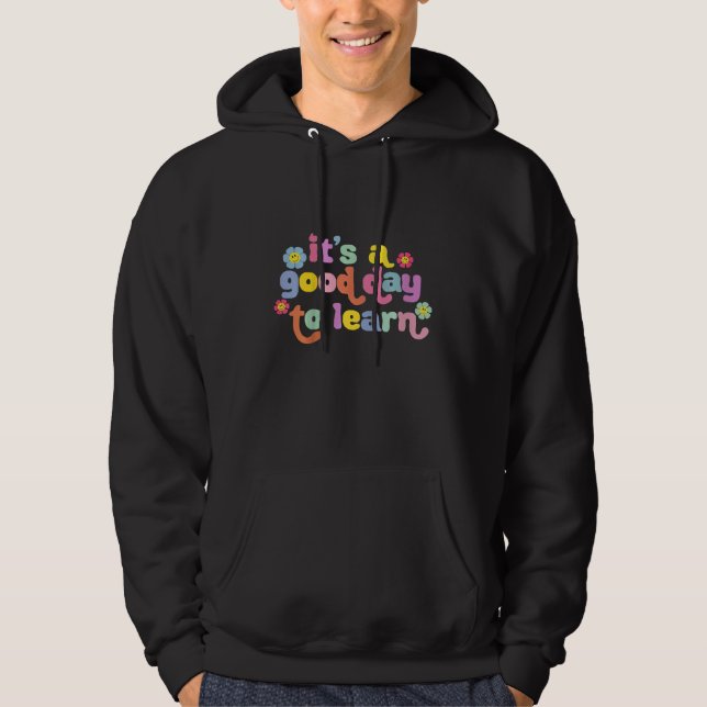 Kids It's A Good Day To Learn Read Hoodie (Framsida)